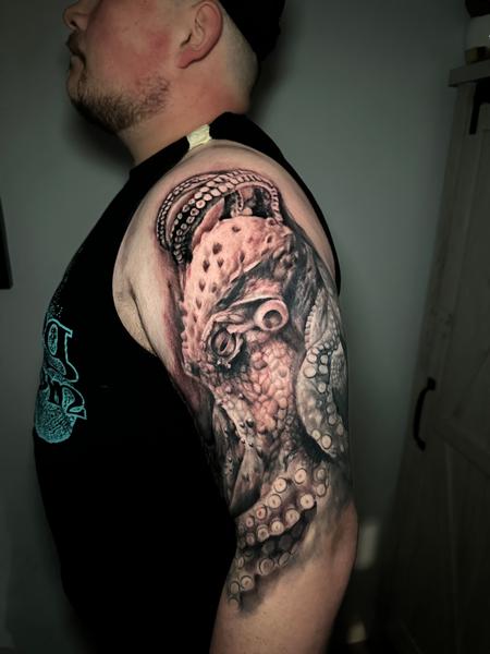 Kevin Moore - Octopus Tattoo