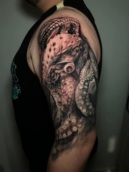 Kevin Moore - Octopus Tattoo