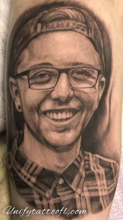 Bart Andrews - Memorial Portrait Tattoo