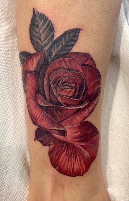 Tattoos - Red Rose Tattoo - 146071