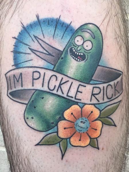 Skyler Del Drago - Rick & Morty Tattoo