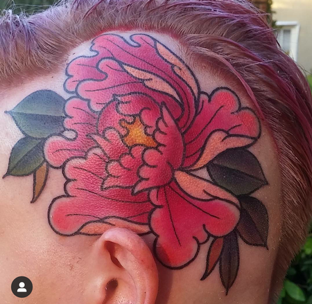 Drew Potts - Flower on head