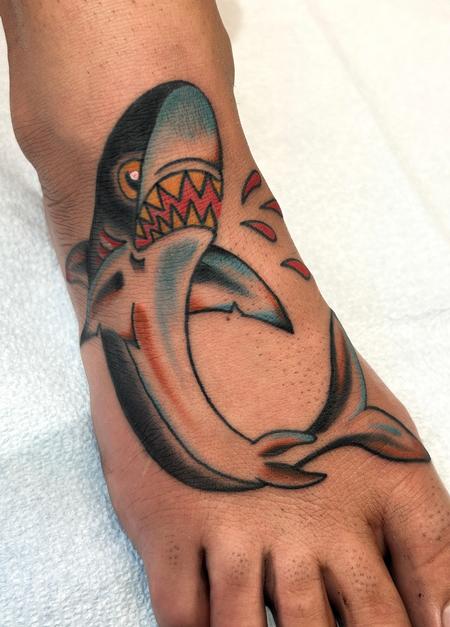 Kenel Figueroa - Shark Tattoo