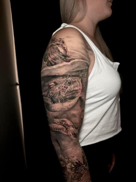 Tattoos - Sea Turtle Tattoo - 146162
