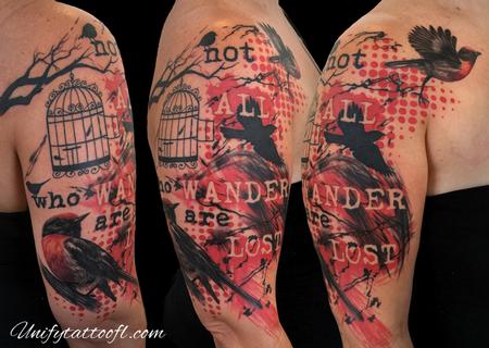Tattoos - Not All Who Wander Are Lost - 120118