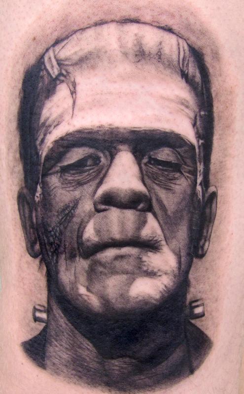 Tattoos - Frankenstein Tattoo - 58006