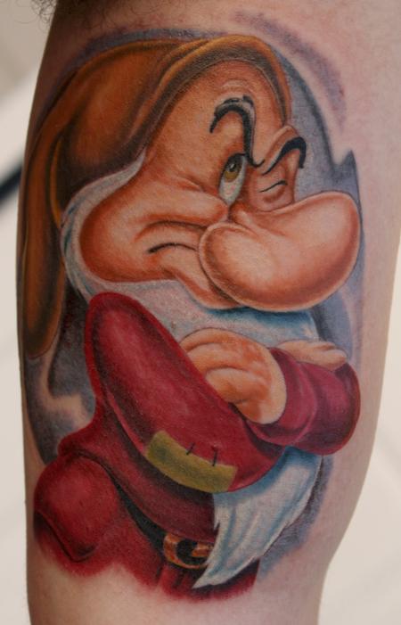 Bart Andrews - Grumpy dawarf tattoo