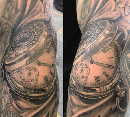 Bart Andrews - Pocket Watch on Forearm