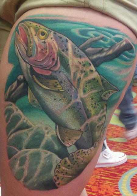 Bart Andrews - Rainbow Trout Tattoo