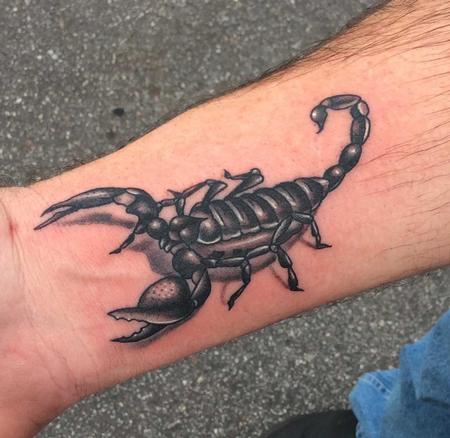 neo traditional scorpion tattoo  All Things Tattoo