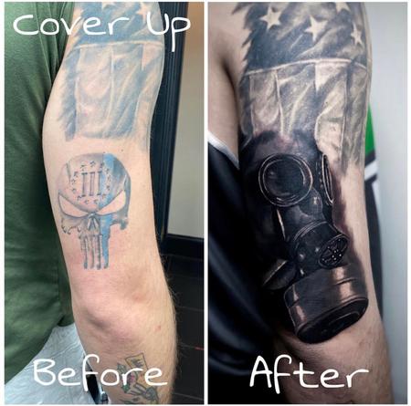 Tattoos - Cover-up on the arm - 144492
