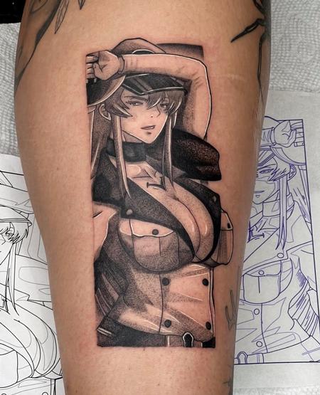 Matthew Daiz - Esdeath tattoo