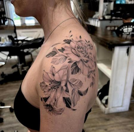 Tattoos - Floral Tattoo - 144500