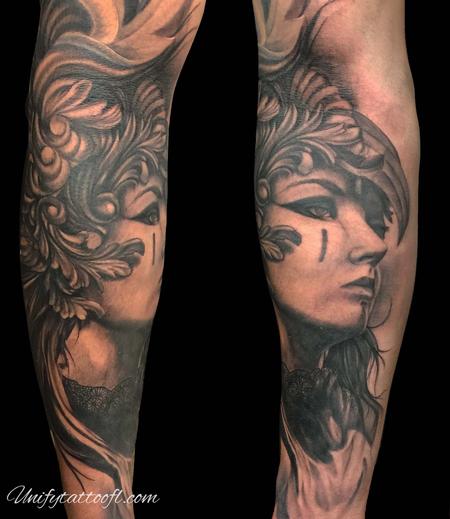 Tattoos - Valkyrie woman - 138909