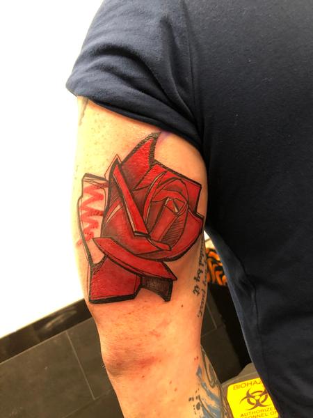 Tattoos - Graphic rose - 139303